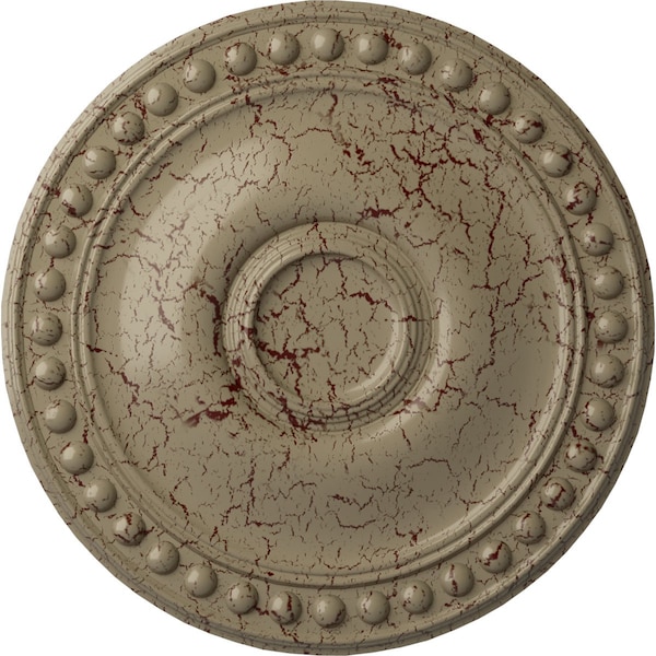 Ekena Millwork Foster Ceiling Medallion (Fits Canopies up to 5 5/8"), 19 1/8"OD x 1"P, Gobi Desert Crackle CM19FOGDC - main